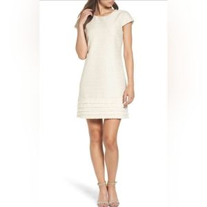 🤍 Vince Camuto Tweed Ivory Dress Sizes 10 & 12 NWT